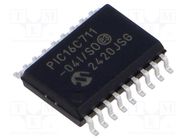 IC: PIC microcontroller; 20MHz; GPIO,ICSP; 2.5÷6VDC; SMD; SOIC18 MICROCHIP TECHNOLOGY