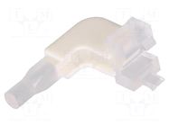 Fiber for LED; Ø2.8mm; L: 17mm; No.of mod: 1; Front: flat; H: 10mm BIVAR