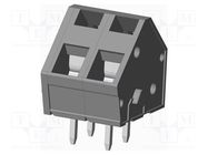 PCB terminal block; angled 45°; 5mm; ways: 2; on PCBs; 0.2÷4mm2 AMPHENOL ANYTEK