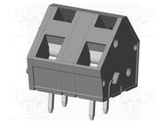 PCB terminal block; angled 45°; 7.5mm; ways: 2; on PCBs; terminal AMPHENOL ANYTEK