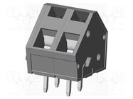 PCB terminal block; angled 45°; 5.08mm; ways: 2; on PCBs; 0.2÷4mm2 AMPHENOL ANYTEK