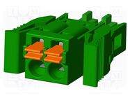 Pluggable terminal block; 3.5mm; straight; plug; female; UL94V-0 AMPHENOL ANYTEK