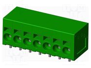 PCB terminal block; on PCBs; THT,spring clamp; terminal; tinned AMPHENOL ANYTEK