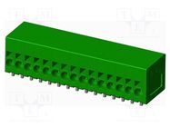 PCB terminal block; on PCBs; THT,spring clamp; terminal; tinned AMPHENOL ANYTEK