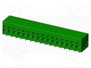 PCB terminal block; on PCBs; THT,spring clamp; terminal; tinned AMPHENOL ANYTEK