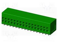 PCB terminal block; on PCBs; THT,spring clamp; terminal; tinned AMPHENOL ANYTEK