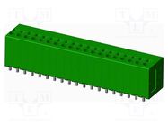 PCB terminal block; on PCBs; THT,spring clamp; terminal; tinned AMPHENOL ANYTEK