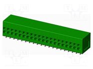 PCB terminal block; on PCBs; THT,spring clamp; terminal; tinned AMPHENOL ANYTEK