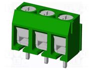 Connector: PCB terminal block; terminal; T3; 8A; PIN: 3; angled AMPHENOL ANYTEK
