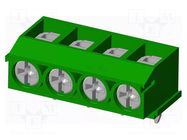 Connector: PCB terminal block; terminal; T3; 8A; PIN: 4; straight AMPHENOL ANYTEK