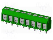 PCB terminal block; on PCBs; THT,screw terminal; terminal; T3 AMPHENOL ANYTEK