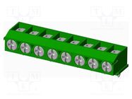 PCB terminal block; straight; 5mm; on PCBs; THT,screw terminal AMPHENOL ANYTEK