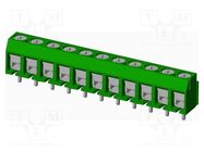 PCB terminal block; on PCBs; THT,screw terminal; terminal; T3 AMPHENOL ANYTEK