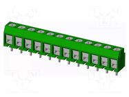 Connector: PCB terminal block; terminal; T3; 8A; PIN: 12; angled AMPHENOL ANYTEK