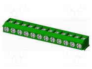 Connector: PCB terminal block; terminal; T3; 8A; PIN: 12; straight AMPHENOL ANYTEK