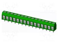 Connector: PCB terminal block; terminal; T3; 8A; PIN: 15; angled AMPHENOL ANYTEK