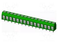 Connector: PCB terminal block; terminal; T3; 8A; PIN: 15; angled AMPHENOL ANYTEK