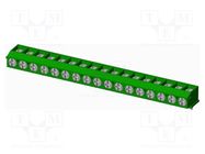 PCB terminal block; straight; 5mm; on PCBs; THT,screw terminal AMPHENOL ANYTEK