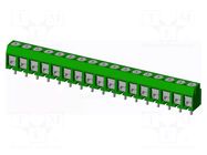 Connector: PCB terminal block; terminal; T3; 8A; PIN: 17; angled AMPHENOL ANYTEK