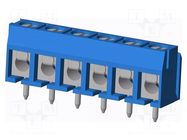 Connector: PCB terminal block; terminal; TC; 16A; PIN: 6; angled AMPHENOL ANYTEK