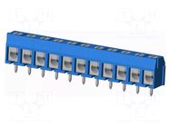 Connector: PCB terminal block; terminal; TC; 16A; PIN: 11; angled AMPHENOL ANYTEK