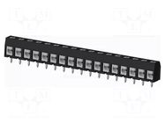 Connector: PCB terminal block; terminal; TC; PIN: 17; on PCBs; 1x17 AMPHENOL ANYTEK