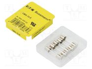 Fuse: fuse; quick blow; 10A; 125VAC; cylindrical,glass; 5x20mm EATON/BUSSMANN