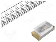 LED; SMD; 0402; green; 20÷50mcd; 1x0.5x0.5mm; 140°; 20mA; λd: 570nm QT-Brightek Corporation