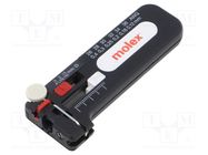 Stripping tool; 0.12÷0.4mm; Wire: round MOLEX