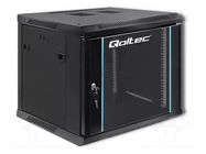 Enclosure: rack cabinet; Standard: 19"; 9U; black; Z: 500mm; X: 600mm QOLTEC