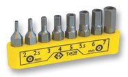 SCREWDRIVER BIT, TAMPER-PROOF HEXAGON