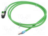 Connecting cable; male; 7000; IP67; 60VDC; 4A; 1.5m; PIN: 4; plug MURR ELEKTRONIK