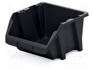 Container: cuvette; black; 238x272x160mm; KBIS28; BINEER; short KISTENBERG