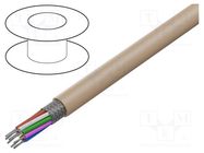 Wire; UNITRONIC® PUR CP; shielded,tinned copper braid; PUR 