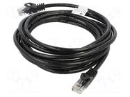 Patch cord; U/UTP; Cat: 6; RJ45 plug,both sides; stranded; CCA; 3m LANBERG