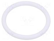 O-ring gasket; silicone; Thk: 2.5mm; Øint: 22mm; white; -60÷160°C ORING USZCZELNIENIA TECHNICZNE