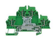 TERMINAL BLOCK, DIN RAIL, 4POS, 12AWG