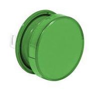 ROUND LENS, FLUSH, GREEN, PUSHBUTTON SW