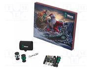 Kit: advent calendar 2024; 25pcs. WERA