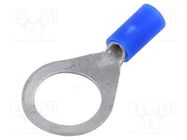 Tip: ring; M12; Ø: 13mm; 1.5÷2.5mm2; crimped; for cable; insulated ERKO