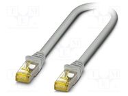 Patch cord; S/FTP; 6a; stranded; Cu; LSZH; grey; 1.5m; 26AWG; Cores: 8 PHOENIX CONTACT