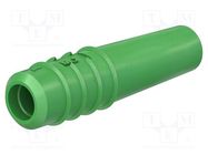 Accessories: plug case; green; Overall len: 16mm; Socket size: 2mm STÄUBLI