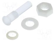 Fiber for LED; round; Ø5mm; Front: convex; IP67 BIVAR