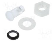 Fiber for LED; round; Ø5mm; Front: convex; IP67 BIVAR