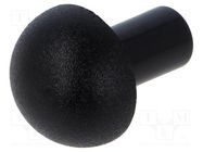 Stopper; polyamide; black; Entrelec; Ø: 7mm; -20÷100°C; Size: 16 TE Connectivity