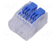 Quick splice; 32A; 600V; for cable; spring clamp; blister; ways: 1 SIMET