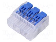 Quick splice; 32A; 600V; for cable; spring clamp; 0.14÷4mm2 SIMET