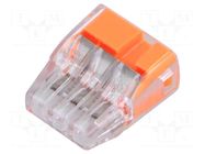 Quick splice; 32A; 600V; for cable; spring clamp; blister; ways: 1 SIMET