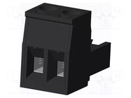 Connector: pluggable terminal block; plug; female; 12A; 300V; PA66 AMPHENOL ANYTEK