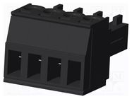 Connector: pluggable terminal block; plug; female; 10A; 300V; PA66 AMPHENOL ANYTEK